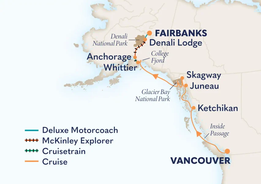 Vancouver to Fairbanks