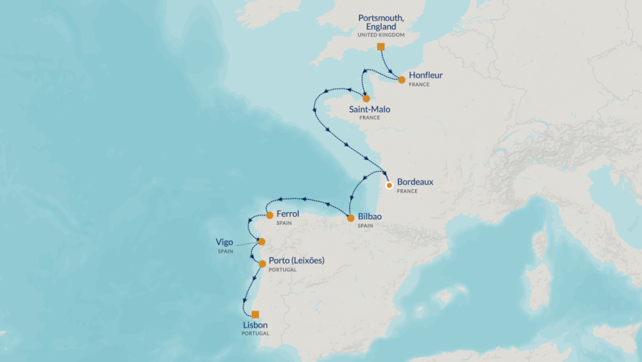 Southampton to Lisbon